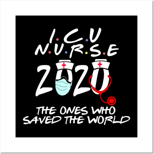 intensive care unit 2020 icu nurse gift Posters and Art